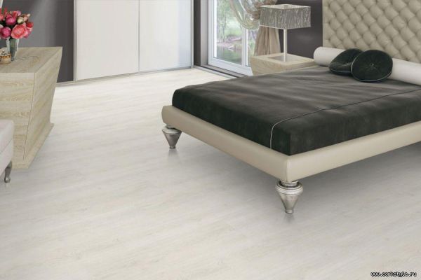 Пробковые полы Corkstyle Wood Oak Polar White 10х305х915мм