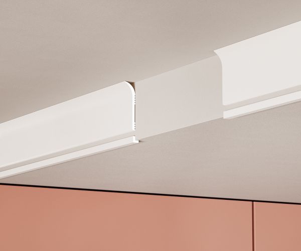 Плинтус Cosca Decor Экополимер PL002, 2000x60x16мм