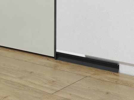 Плинтус Laconistiq Теневой плинтус NOVEL Regular черный муар 13x38x3000