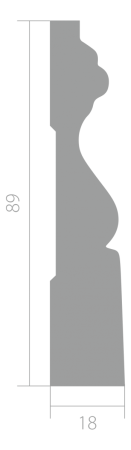 Наличник Ultrawood N 002i 89x18