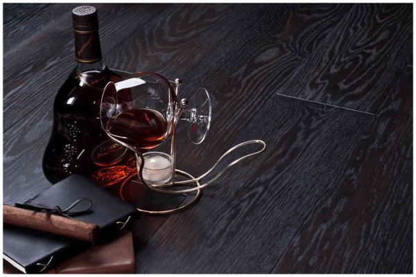 Инженерная доска Gran Parte Дуб Антрацит Antracite Натур-Классик