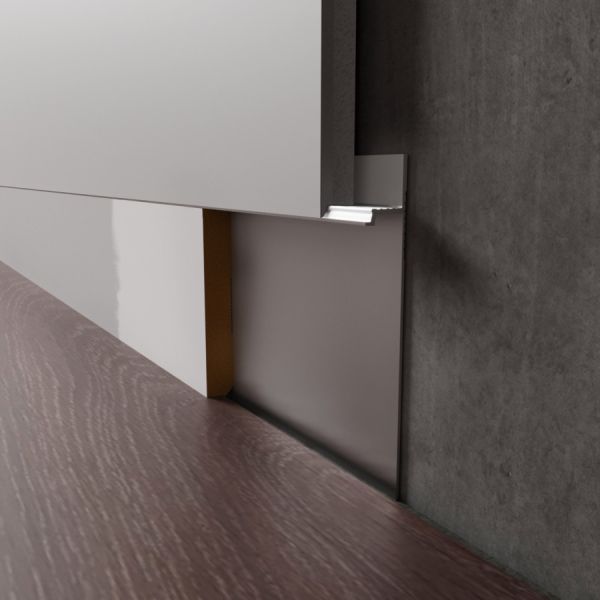 Скрытый профиль Invisible 80мм без покрытия 14.5х80х2800мм