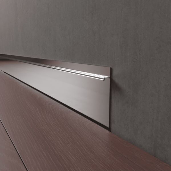 Скрытый профиль Invisible 80мм без покрытия 14.5х80х2800мм