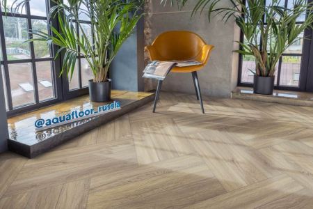 Кварц виниловое покрытие Aquafloor Space Parquet Light AF4505PQL