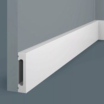 Плинтус под покраску Cosca Decor Экополимер PX050 2000×65×15