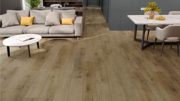 Инженерная кварц-виниловая плитка Alpine Floor Premium 12 Дуб Альто ECO 24-1 1524×228×12