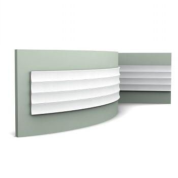 Стеновая панель под покраску Orac Decor Modern Valley W114F гибкая 2000×250×15