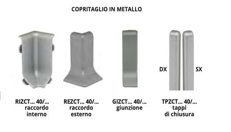 Плинтус Progress profiles напольный BTBT Глянцевый титан 2м