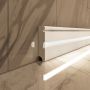 Плинтус Evrowood МДФ Белый PN 030 Led  2000×80×16