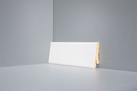Плинтус DeARTIO Ламинированный Белый 60х16 арт. 101-60