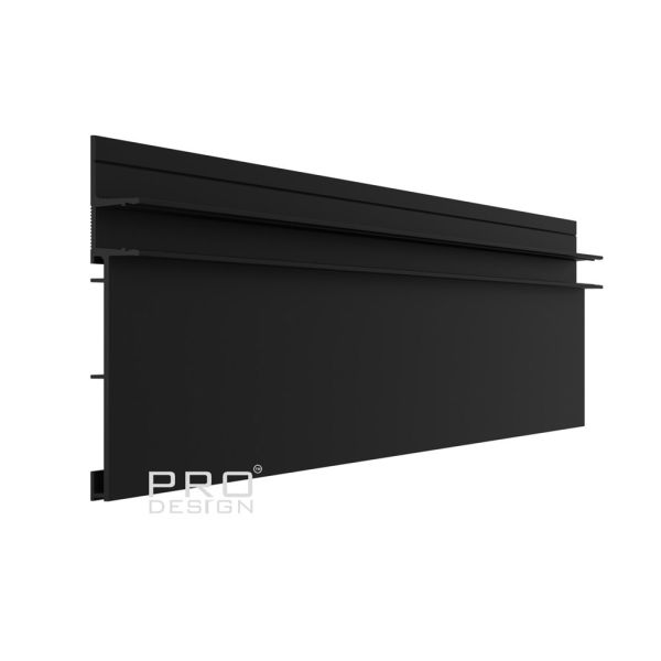 Плинтус скрытого монтажа Pro Design Combo 603 Черный