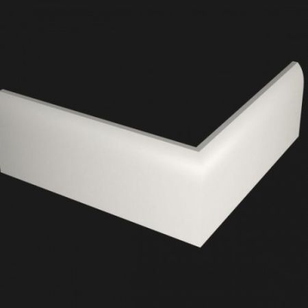 Плинтус Evrowood МДФ Белый PN 080 2000×95×16