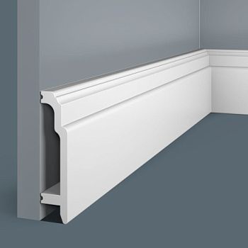 Плинтус под покраску Cosca Decor Экополимер PX003 2000×102×24