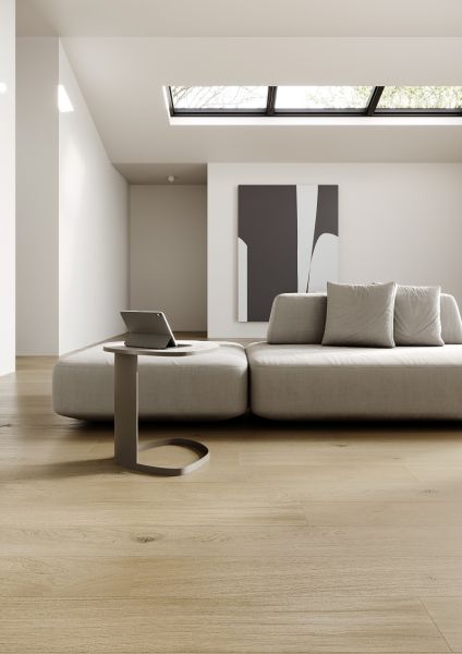 Композитная паркетная доска Quartz Parquet Престиж Дуб Бисквитный 1258-07 700-1900×190×7