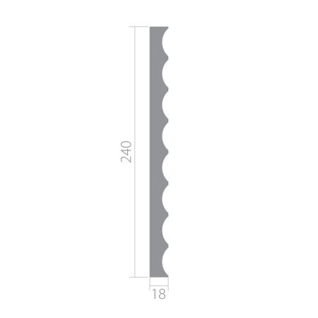 Стеновая панель Ultrawood арт. UW 1218 i (2000/2800 х 240 х 18 мм)