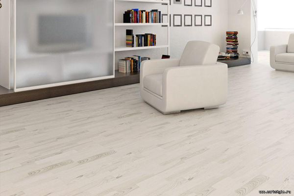 Пробковые полы Corkstyle Wood Esche weiss 10x305x915мм