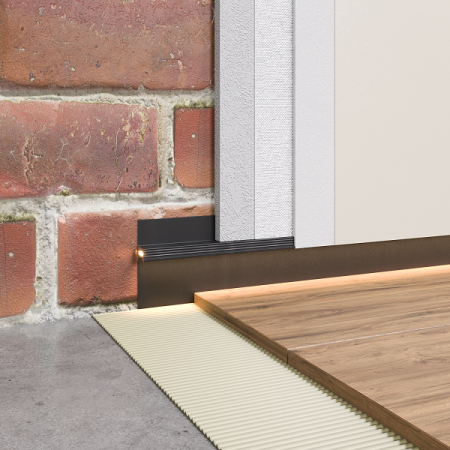 Теневой профиль Черный  13,3х60х2050мм