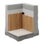 Стеновая панель Decaro Wallpanels Wood D1103 8x1200x3000мм