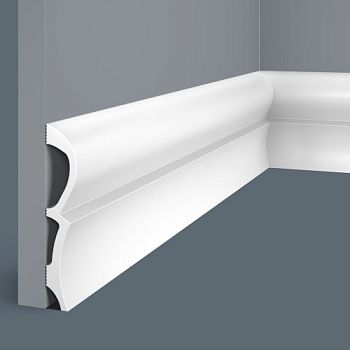 Плинтус под покраску Cosca Decor Экополимер PX037 2000×120×16