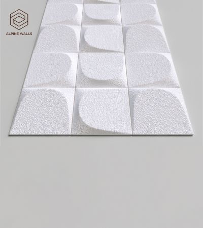 Стеновая панель под покраску Alpine Walls Geometrium  ECOGR0203W  1200*600*25