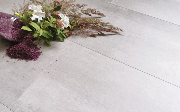 Кварц виниловое покрытие Stone Floor Плитка Серая 237-3 НР