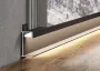 Теневая рейка LACONISTIQ Light PANEL Черная анодированная (44*17*3000мм.) под подсветку