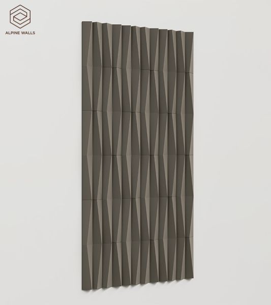 Стеновая панель под покраску Alpine Walls Geometrium  ECOGR0204G  1200*600*25