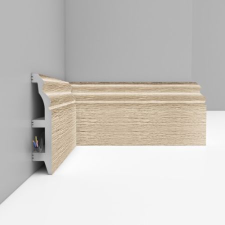 Плинтус Decomaster Бук светлый D232-72 2400×100×22