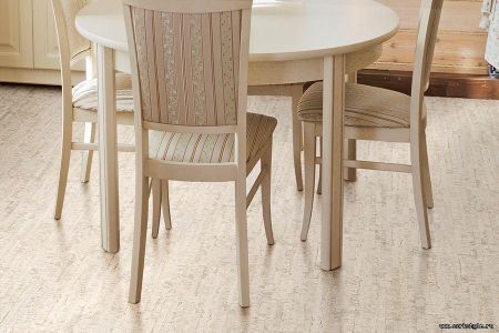 Пробковые полы Corkstyle Eco cork Linea White