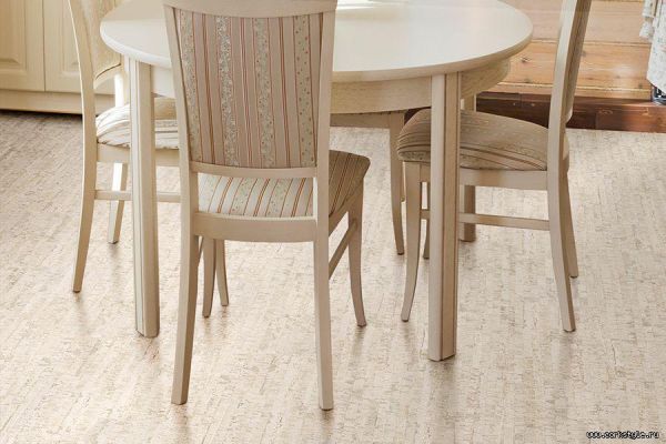 Пробковые полы Corkstyle Eco cork Linea White