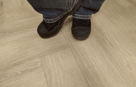 Кварц виниловое покрытие Stone Floor MSPC Елочка Дуб Спрингфилд DCA3-10 MР