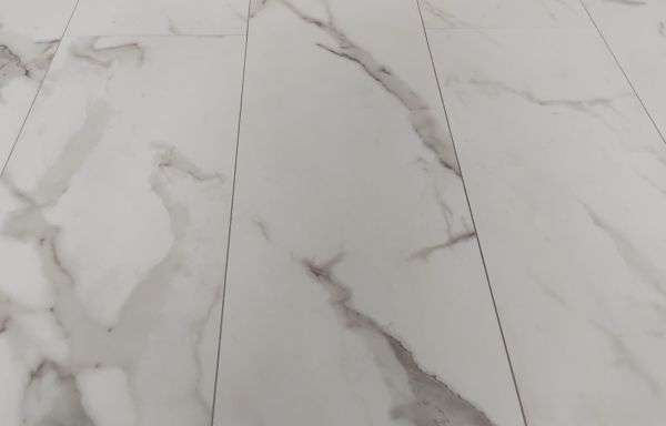 Кварц виниловое покрытие Stone Floor MSPC Бело-серый Мрамор