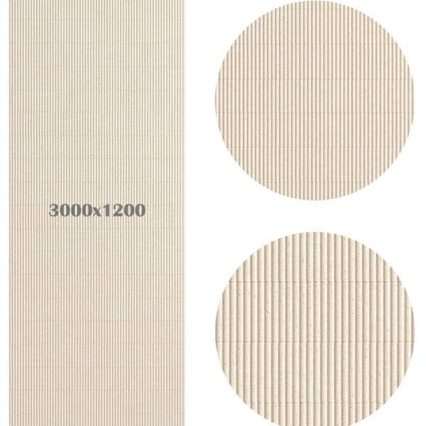 Гибкий камень Decaro Flex Stone Рифленый Чеппо Bricks Ceppo Ivory D1016 3000×1200×6-7