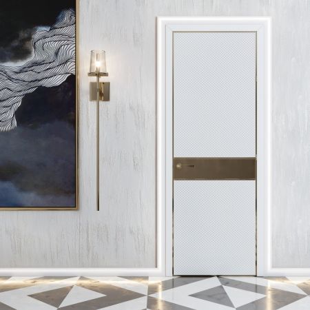 Плинтус Evrowood МДФ Белый  PN 021 Led  2000×70×16