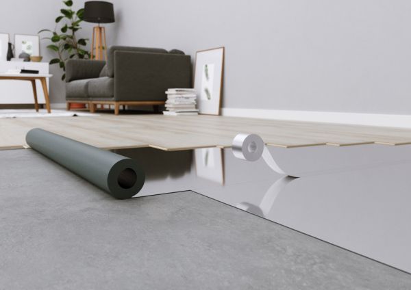 Подложка под LVT и SPC покрытие Planker EVA фолгированная под замковые покрытия 1,5мм