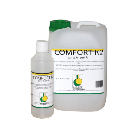 Lechner СOMFORT 2К воднодисперсионный полиуретано-акриловый  лак 5,5л