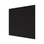 Стеновая квадратная панель Круги МДФ Ликорн Черный 500х500х8 (4 шт.)