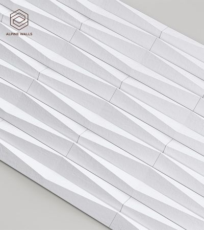 Стеновая панель под покраску Alpine Walls Geometrium  ECOGR0205W  1200*600*25