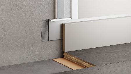 Скрытый плинтус мини 50 мм