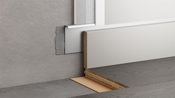 Скрытый плинтус мини 50 мм