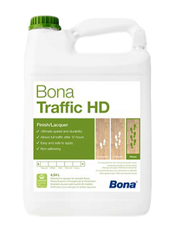 Паркетная химия Bona Лак Bona Traffic HD 2х компонентный  5 л