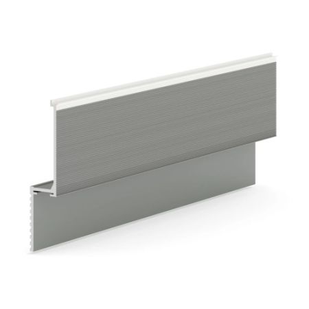 Профиль алюминиевый теневой Laconistiq Micro Белый муар RAL 9016 24-32-100 1000×96,5×15,7