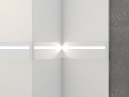 Плинтус кабельный с led подсветкой ALP-G80LF