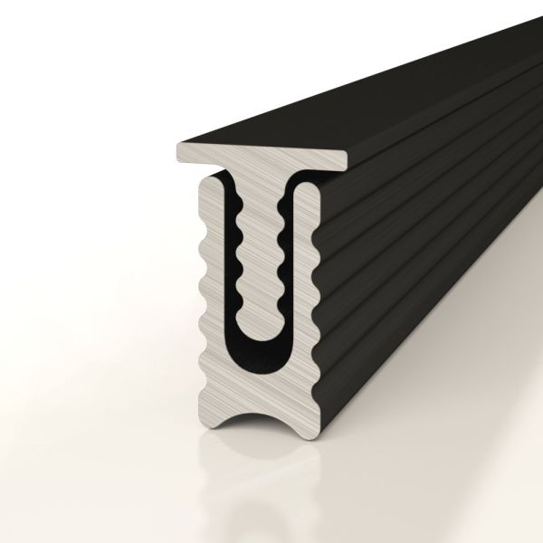 Разделительный профиль D009 анодированный черный