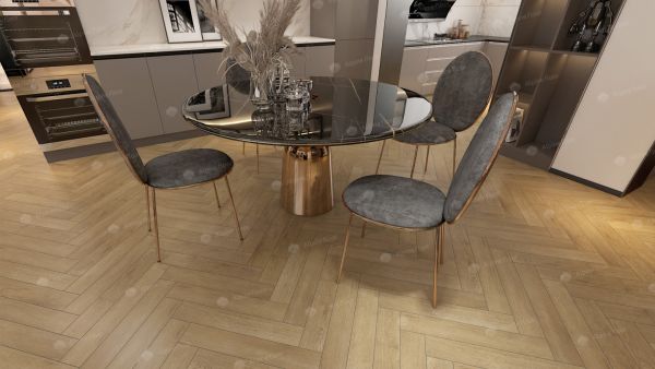 Ламинат Alpine Floor Herringbone 12мм Дуб Молизе LF105−08 600×100×12мм