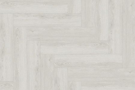 Кварц виниловое покрытие Floor Factor SPC HERRINGBONE Английская елочка White smoke oak (HB.02)