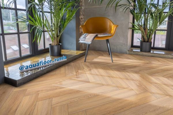 Кварц виниловое покрытие Aquafloor Space Parquet Light AF4508PQL