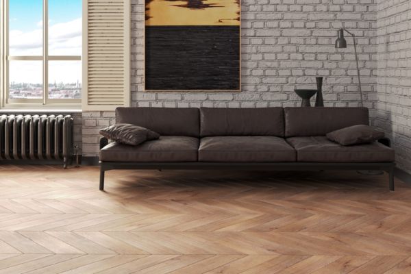 Инженерная доска Legend Французская Елочка Дуб Jasper / Яшма