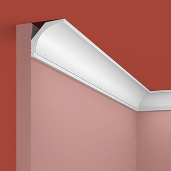 Потолочный плинтус под покраску Cosca Decor KX018 2000×48×40