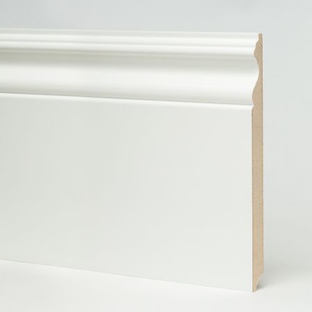 Плинтус Evrowood МДФ Белый PN 200 2000×200×16